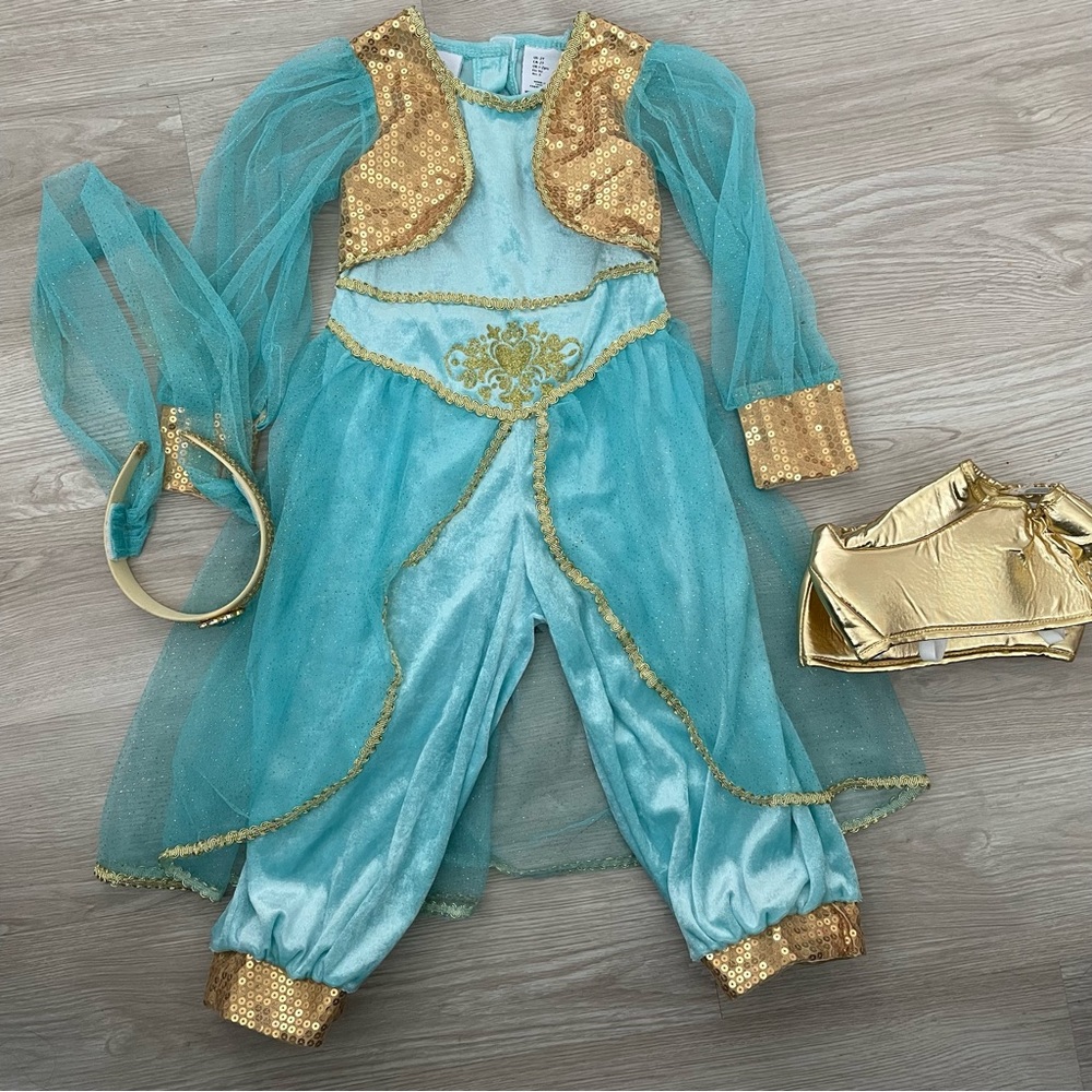 Toddler Jasmine costume